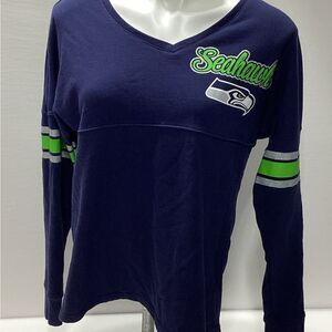Seattle Seahawks Spirit Jersey Sweatshirt Shirt Teens Apparel Brand L